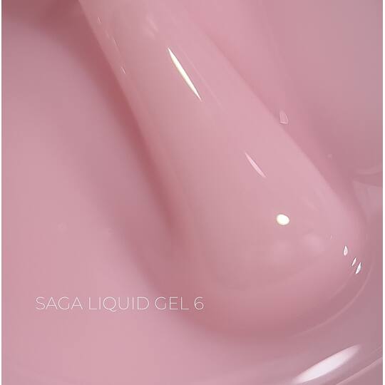 SAGA. Liquid Gel, 15 ml, #06. Рідкий гель для укріплення та нарощування