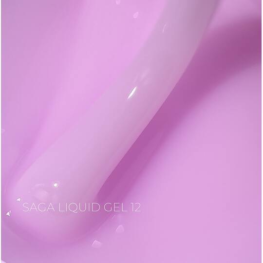 SAGA. Liquid Gel, 15 ml, #12. Рідкий гель для укріплення та нарощування