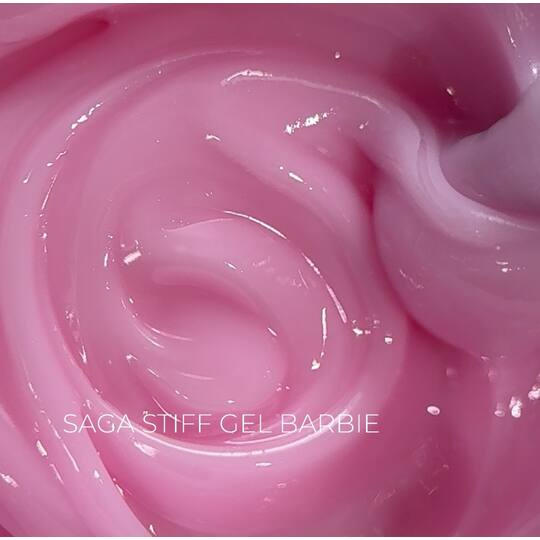 SAGA. Stiff Gel, 15 ml, #06, Barbie. Густий гель для укріплення та нарощування