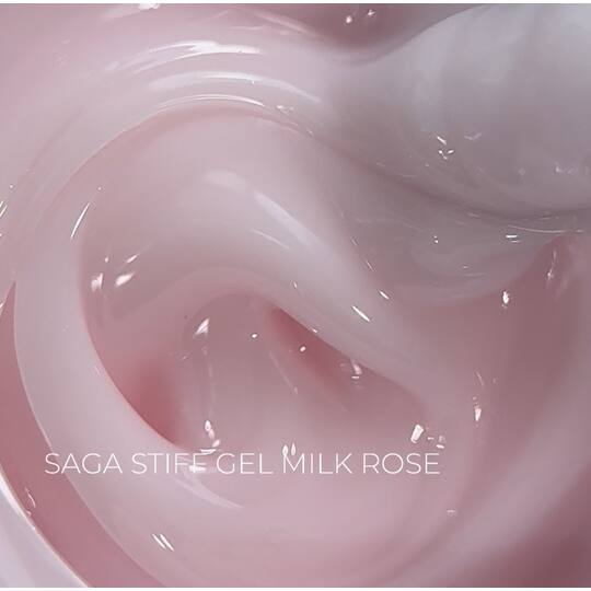SAGA. Stiff Gel, 15 ml, #03, Milk Rose. Густий гель для укріплення та нарощування