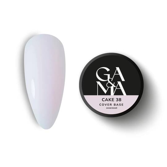 GA&MA. Cover base #38 CAKE, 30 ml, ОНОВЛЕНА ФОРМУЛА