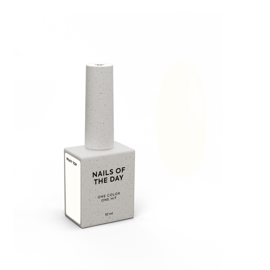 NOTD. Milky Top, 10 ml, топ без липкого шару, ніжно-молочний