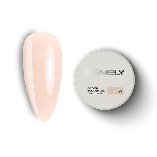 GÉMELY (ex GA&MA). Power builder gel #010, 15 ml, твердий гель