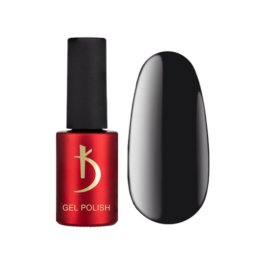 KODI Gel polish #101BW ULTRA Black, чорний, 7 ml, гель-лак