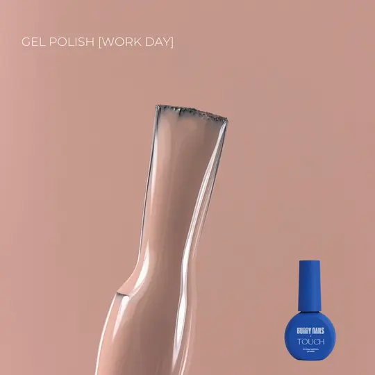 TOUCH x BUNNY NAILS. Gel Polish, Work Day, 9 ml