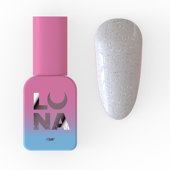 LUNAmoon. Cover BASE #5, WHITE with SHIMMER, 13 ml