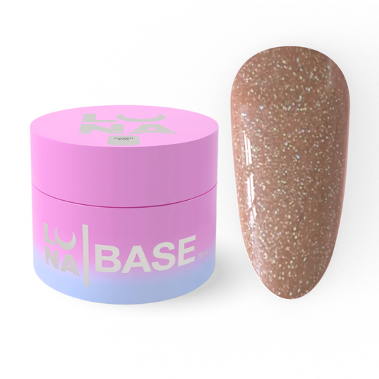 LUNAmoon. Cover BASE #9, Coffee with SHIMMER, 30 ml