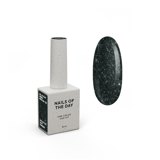 NOTN Гель-лак Green Mexican, #327, світловідбиваючий темно-зелений, 10 ml
