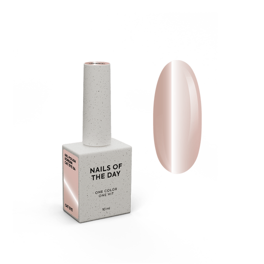 NOTN. Korean "Cat eye" Gel Polish #04, 10 ml, гель-лак "котяче око" бежевий