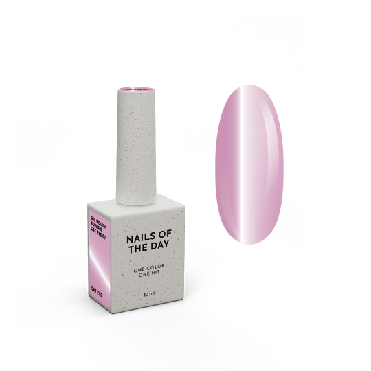 NOTN. Korean "Cat eye" Gel Polish #07, 10 ml, гель-лак "котяче око" ліловий
