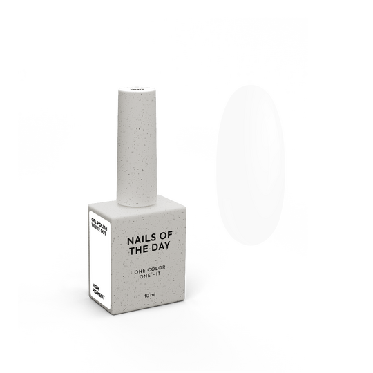NOTD. "Let's Special" Gel Polish, White, #001, 10 ml, білий гель-лак