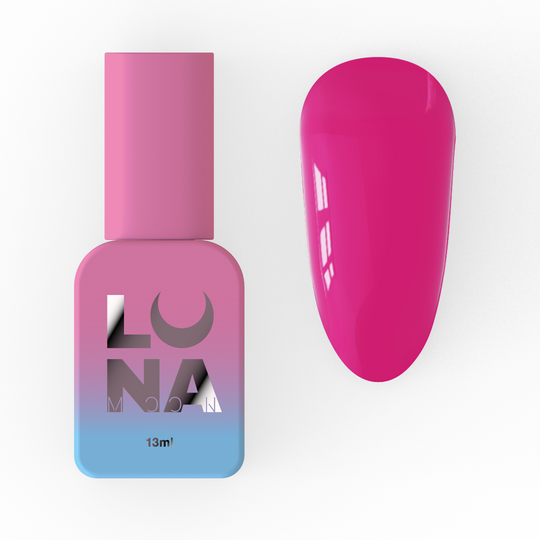 LUNAmoon. Glass Top Coat #12, 13 ml, топ кольоровий глянцевий