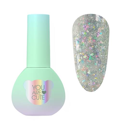 You Are Cute. Hollywood Top Coat, #1, 5 ml, світловідбиваючий  топ