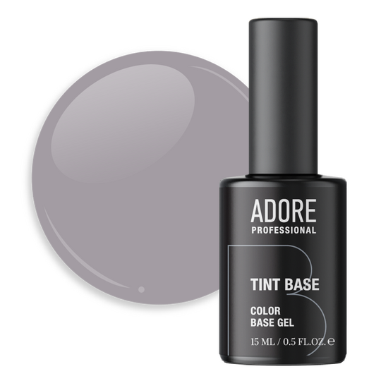 ADORE. Tint Base, №07, Smoke, 15 ml. Напівпрозора кольорова база для нігтів