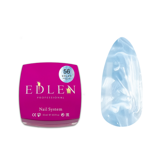 EDLEN. Builder gel Pearl #56, 15 ml. Гель для нарощування з перламутром