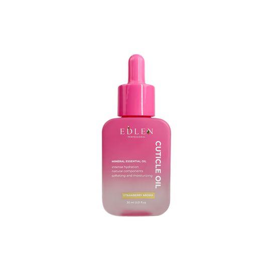 EDLEN. Cuticle oil, Strawberry aroma, 30 ml. Олійка для кутикули з ароматом полуниці
