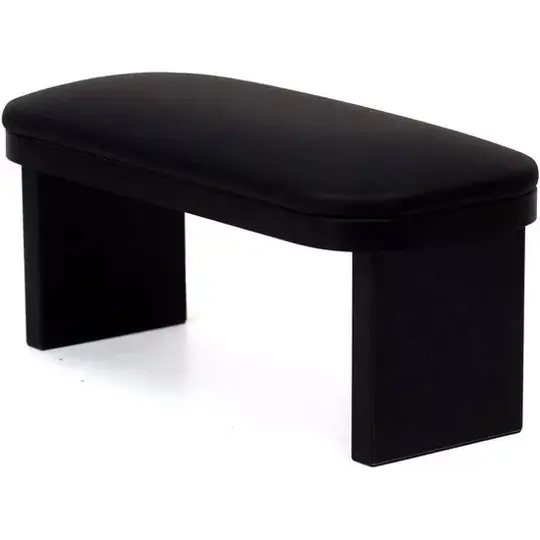 Teri. Manicure Armrest, Black. Підлокітник, чорний, для витяжок Turbo M/600 M
