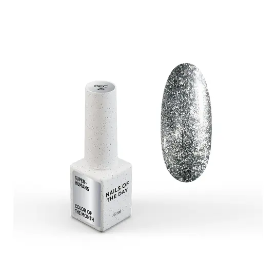 NOTD. "Color of the month, December 2025" Gel Polish, SUPERHUMANS, 6 ml. Гель-лак "Колір місяця, Грудень 2025"