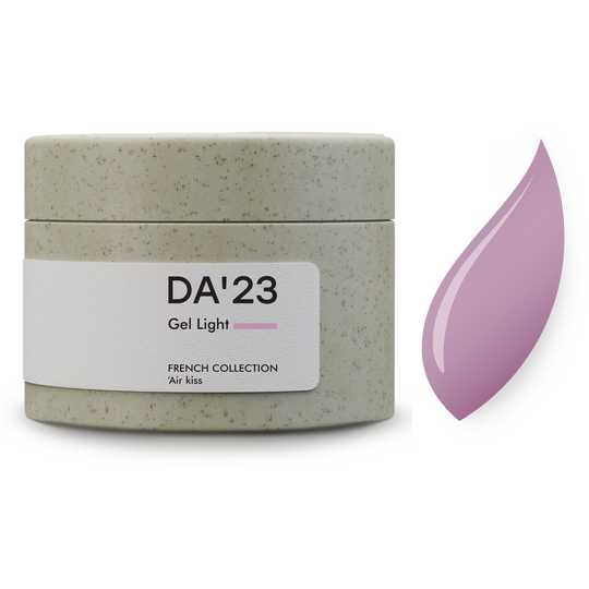 DA'23. Gel Light, French collection, Air kiss, 30 ml, гель середньо-рідкої консистенції