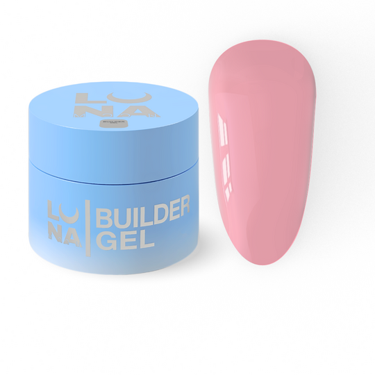 LUNAmoon. Premium Builder Gel #17 Orchid pink, 50 ml, гель моделюючий, рожева орхідея