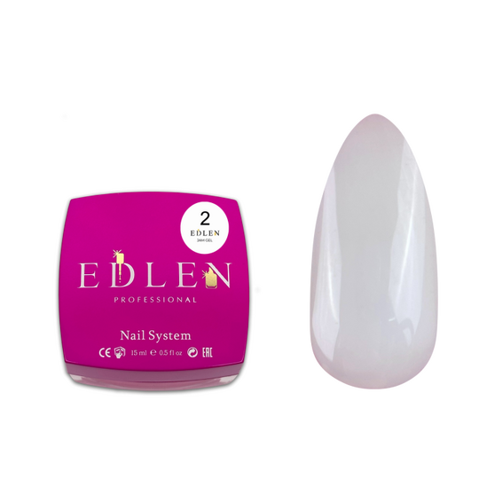 EDLEN Jam gel №2 MILKY, 15 ml, гель-желе, молочний