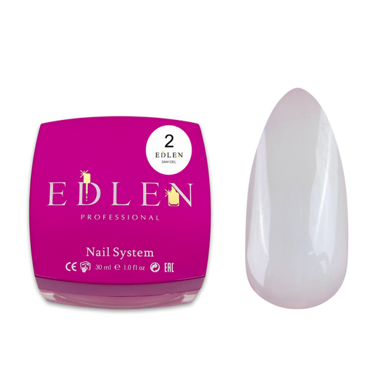 EDLEN Jam gel №2 MILKY, 30 ml, гель-желе, молочний