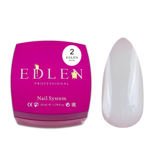 EDLEN Jam gel №2 MILKY, 50 ml, гель-желе, молочний