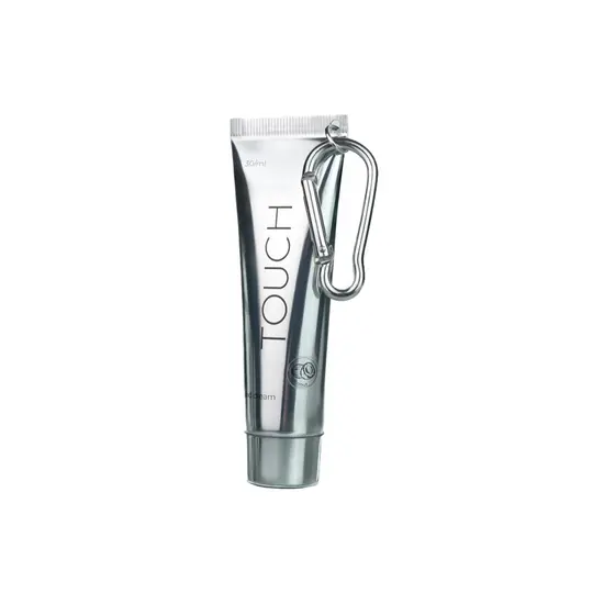 TOUCH. Hand Cream, Coconut, 30 ml, живильний крем для рук з ароматом кокоса, з карабіном