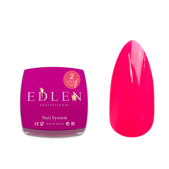 EDLEN Water Acrygel Neon №02, 15 ml