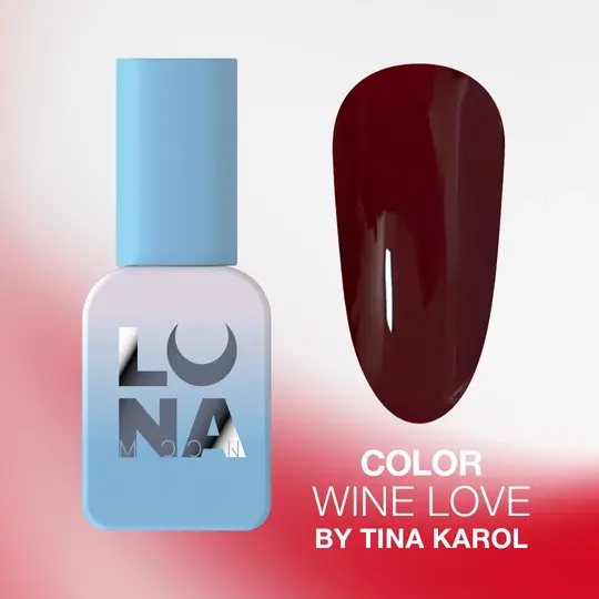 LUNAmoon. Gel Polish "MUR MUR Red Collection" by Tina Karol, 13 ml, Wine Love