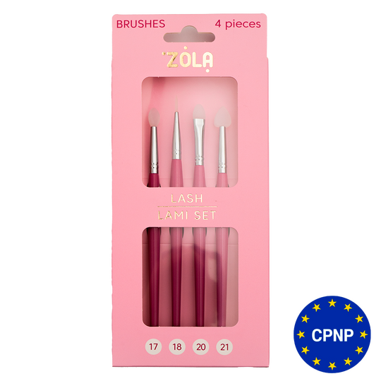 ZOLA. Brushes. Brow Update Set. Набір пензлів для брів, 5 шт