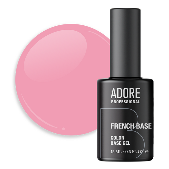 ADORE. French Base,  №05, Pink, 15 ml. Камуфлююча база