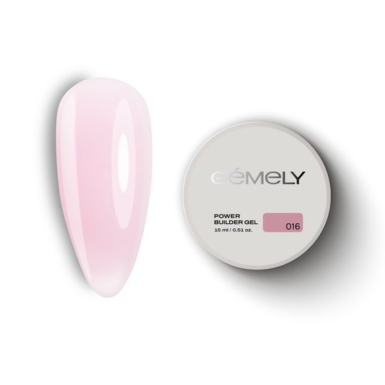 GÉMELY (ex GA&MA). Power builder gel #016, 15 ml, твердий гель