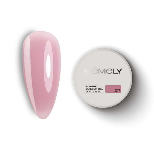 GÉMELY (ex GA&MA). Power builder gel #017, 15 ml, твердий гель