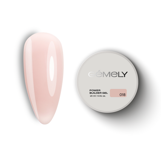 GÉMELY (ex GA&MA). Power builder gel #018, 15 ml, твердий гель