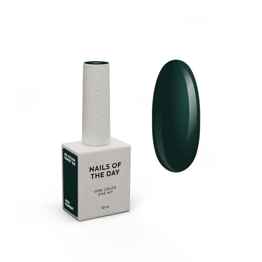 NOTD. Gel Polish Forest #328, 10 ml, гель-лак темно-зелений