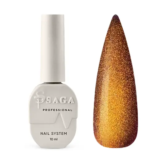 SAGA. Cat's Eye Gel Polish "Space Cat", #05, 10 ml. Гель-лак "Котяче око"