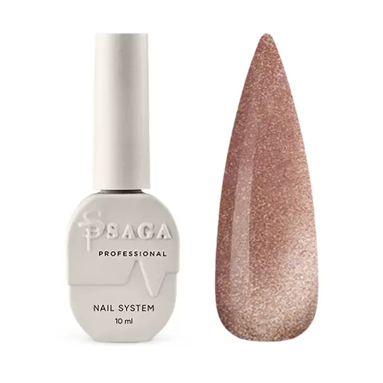 SAGA. Cat's Eye Gel Polish "Space Cat", #07, 10 ml. Гель-лак "Котяче око"