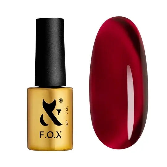 F.O.X. Top Lipstick #002, 7 ml. Вітражний топ
