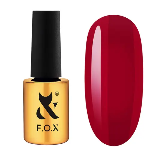 F.O.X. Gel polish, Lipstick Collection, #007, Sangria, 7 ml. Гель-лак