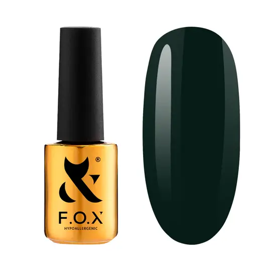 F.O.X. Gel polish, Spectrum, #130, Glass Green, 7 ml. Гель-лак