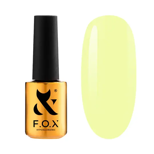 F.O.X. Gel polish, Spectrum, #133, Lime Jelly, 7 ml. Гель-лак