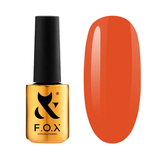 F.O.X. Gel polish, Spectrum, #139, Mandarin, 7 ml. Гель-лак
