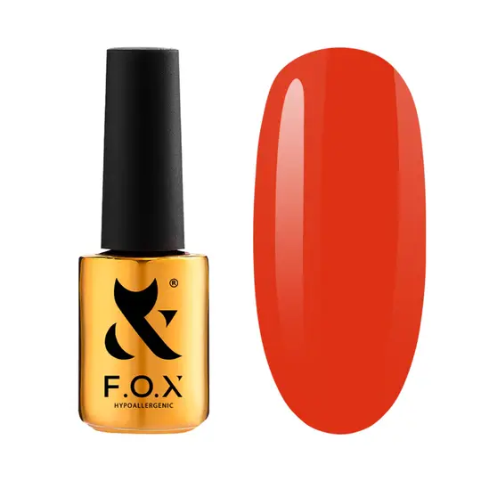 F.O.X. Gel polish, Spectrum, #141, Laser Beam, 7 ml. Гель-лак, неоновий
