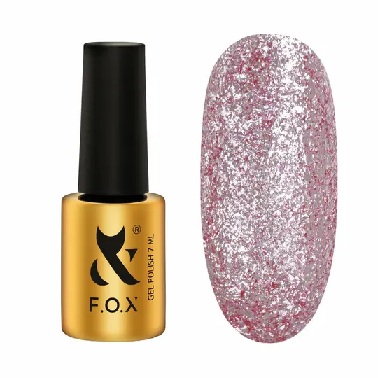 F.O.X. Gel polish, Brilliance 2.0, #005, 7 ml. Гель-лак зі слюдою
