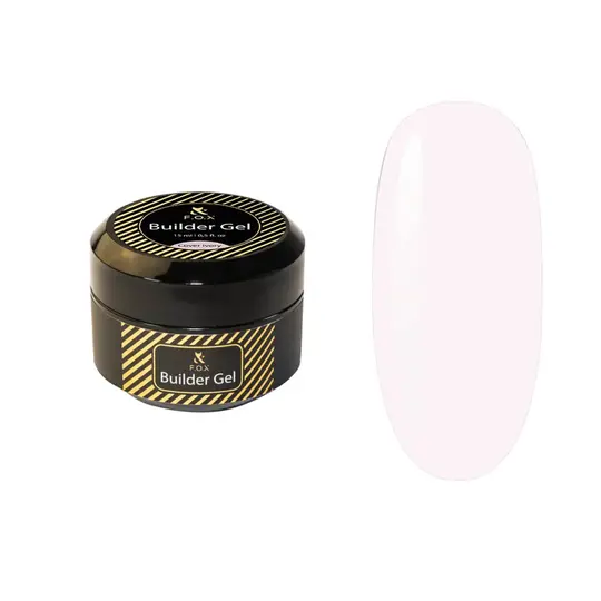 F.O.X. Builder Gel, 15 ml, Cover Ivory. Трифазний гель для моделювання нігтів