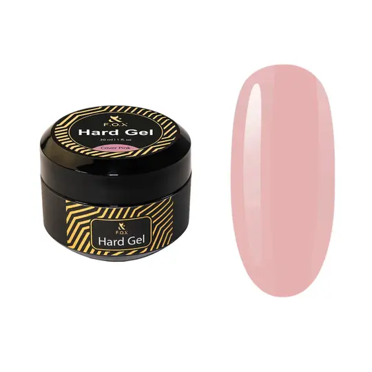 F.O.X. Hard Gel, 30 ml, Cover Pink. Рідкий гель для моделювання нігтів