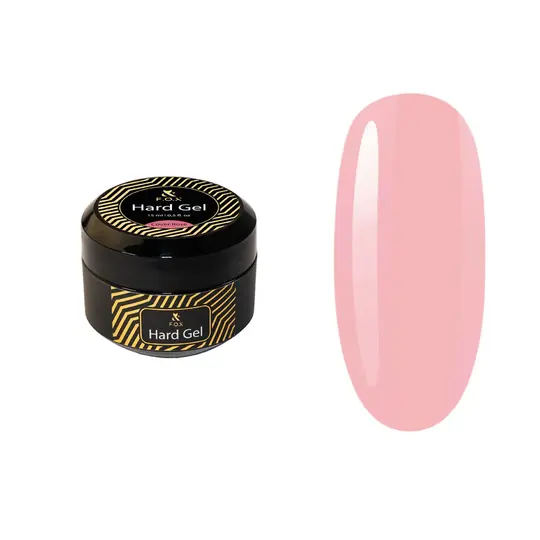 F.O.X. Hard Gel, 15 ml, Cover Rose. Рідкий гель для моделювання нігтів