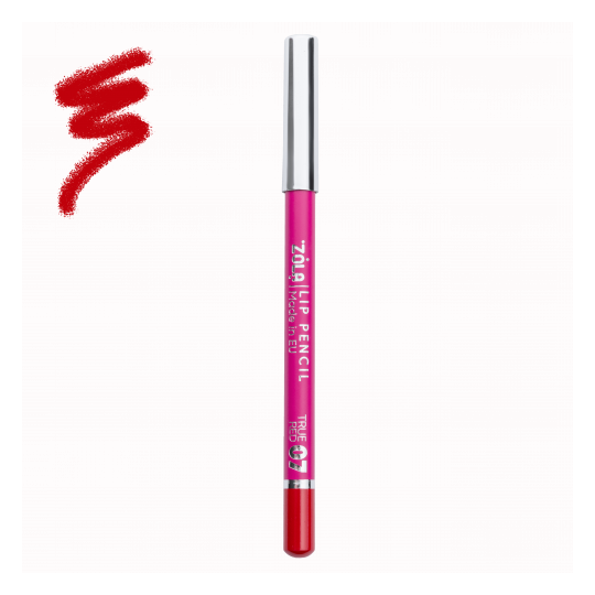 ZOLA. Lip Pencil, #07, True Red. Олівець для губ, червоний