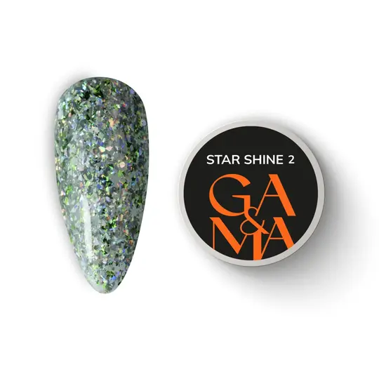 GA&MA. Gel polish, Star Shine #002, 5 g, Гель-лак для дизайну